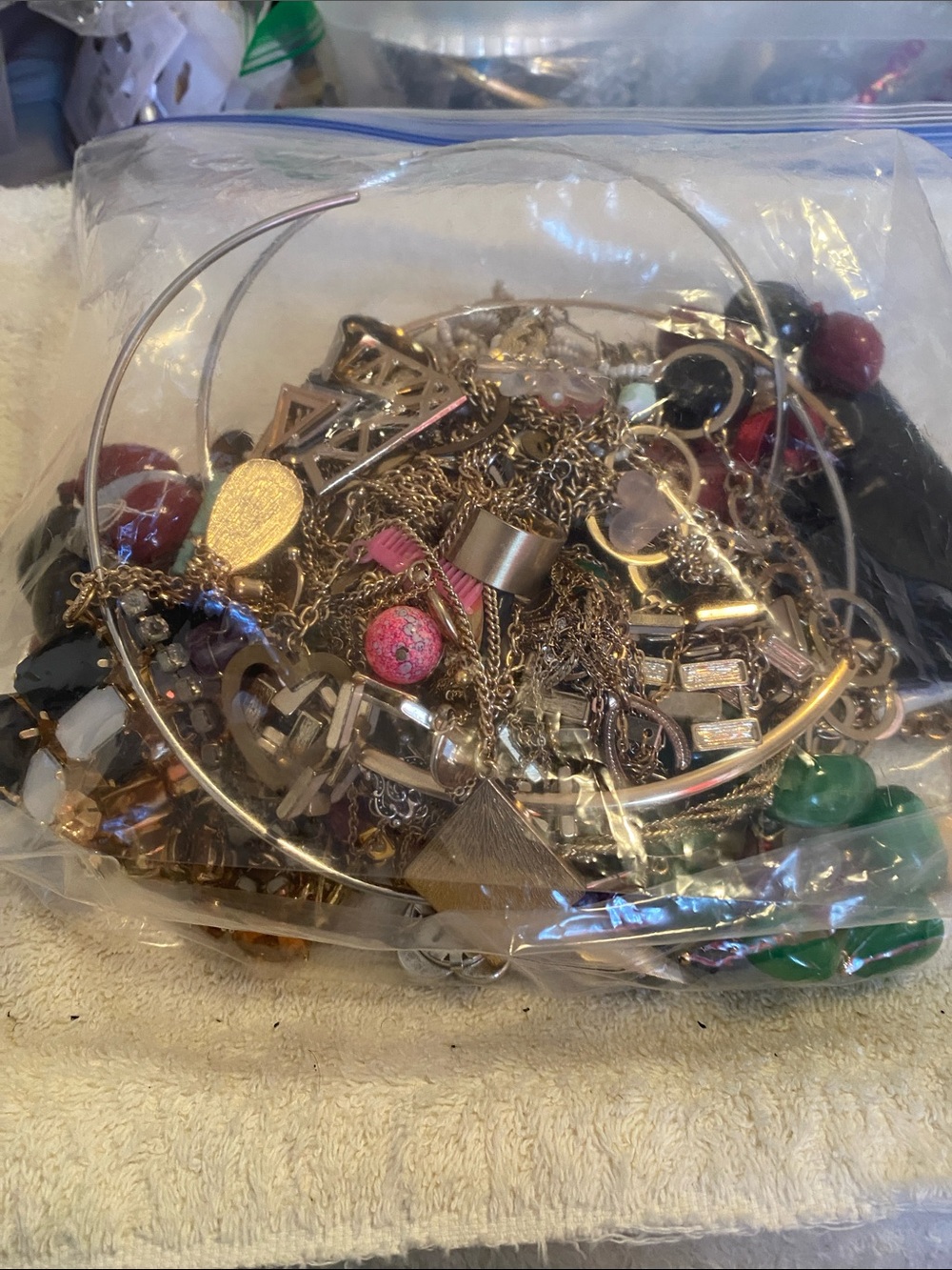Mixed Women's Jewelry Lot with Gold-Tone and Multicolor Accents
